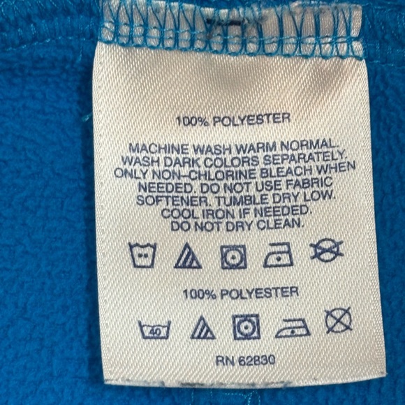 Lands' End Women's Blue Quarter Zip Fleece Pullover
Size M - Picture 10 of 10